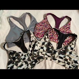 Bundle of 4 Victoria Secret sports bra
